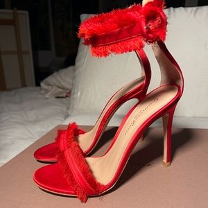 Gianvito Rossi - Caribie red heels